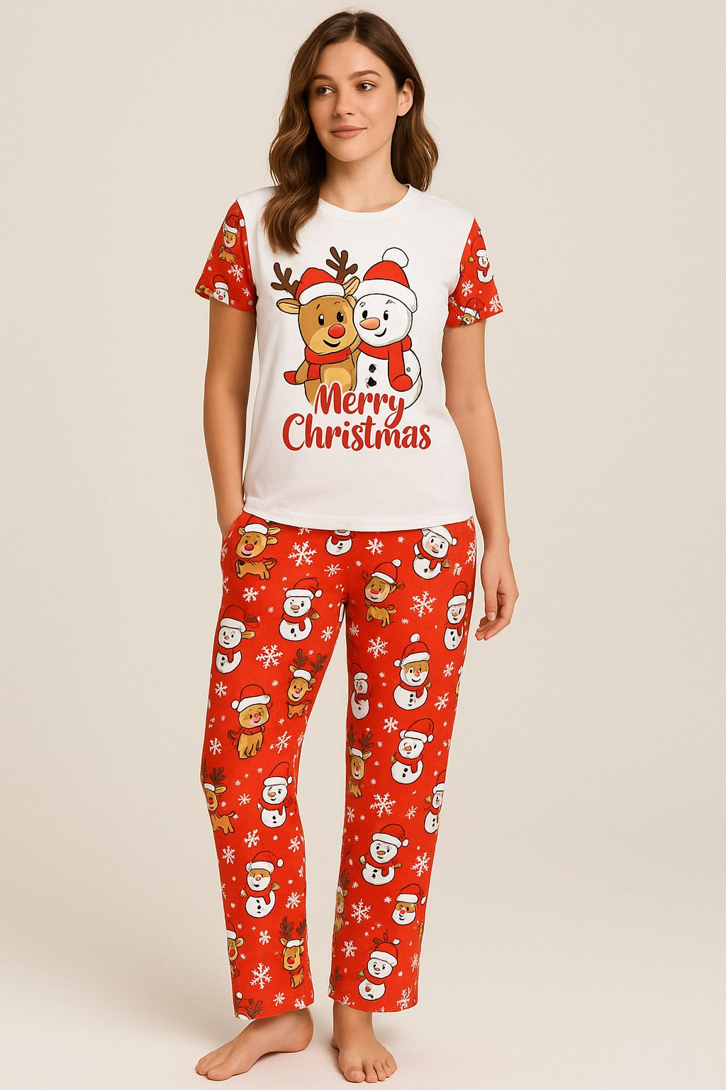 PIJAMA NAVIDEÑA REF 004