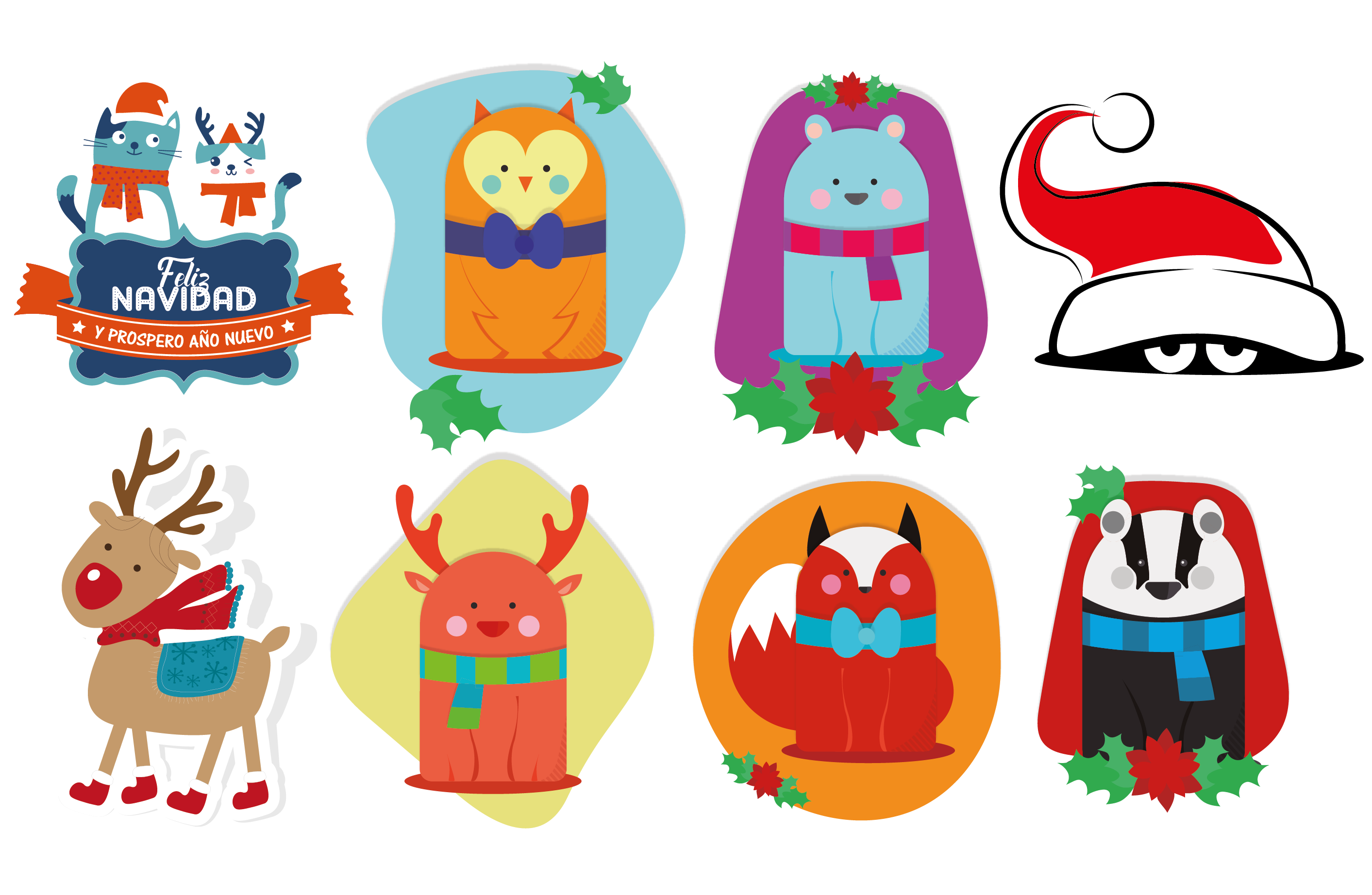 Pliego DTF Textil Temática Navidad – Ref. 056