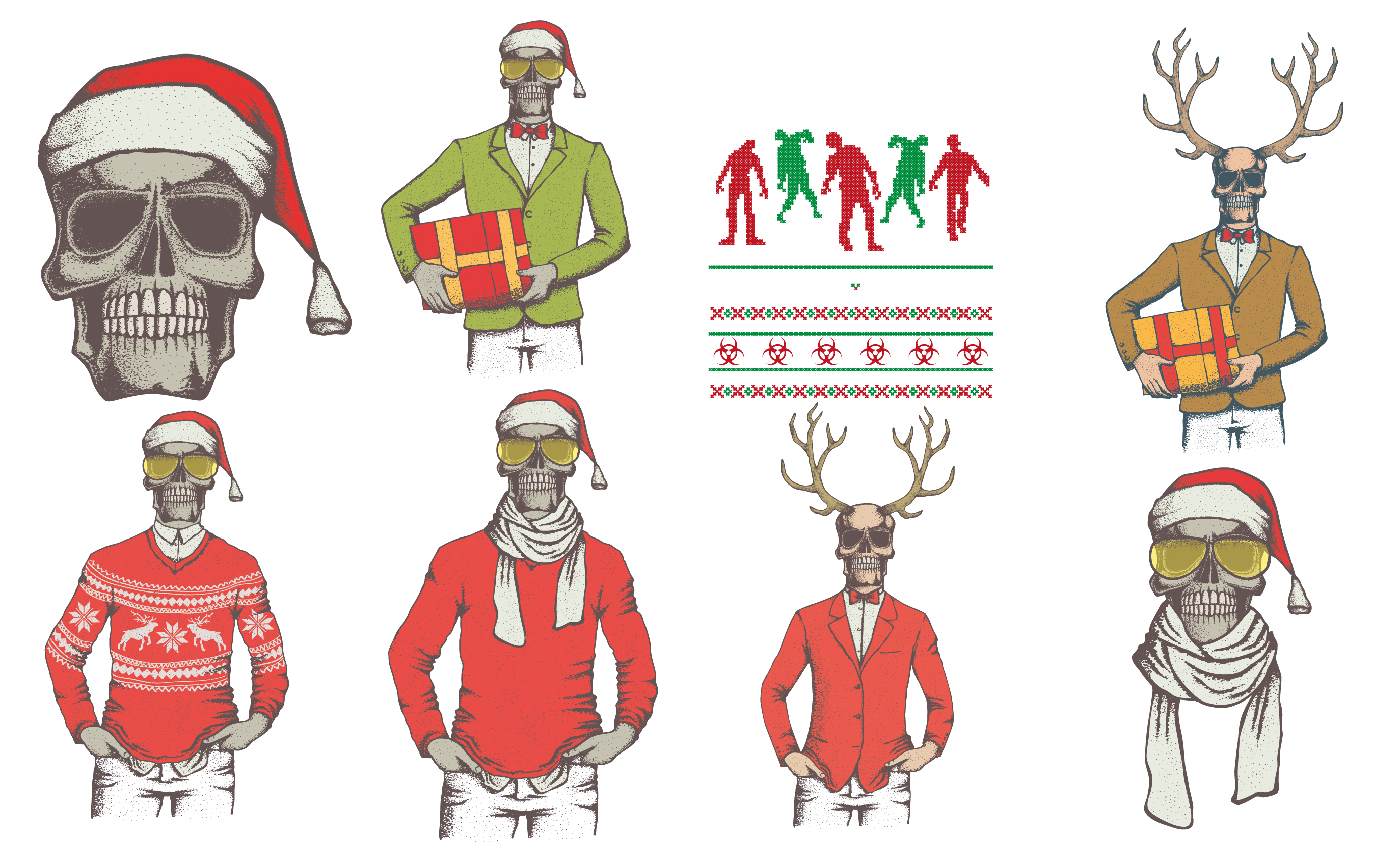 Pliego DTF Textil Temática Navidad – Ref. 059