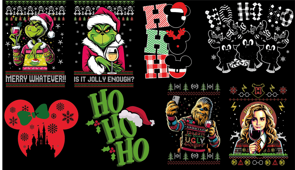 Pliego DTF Textil Temática Navidad – Ref. 055