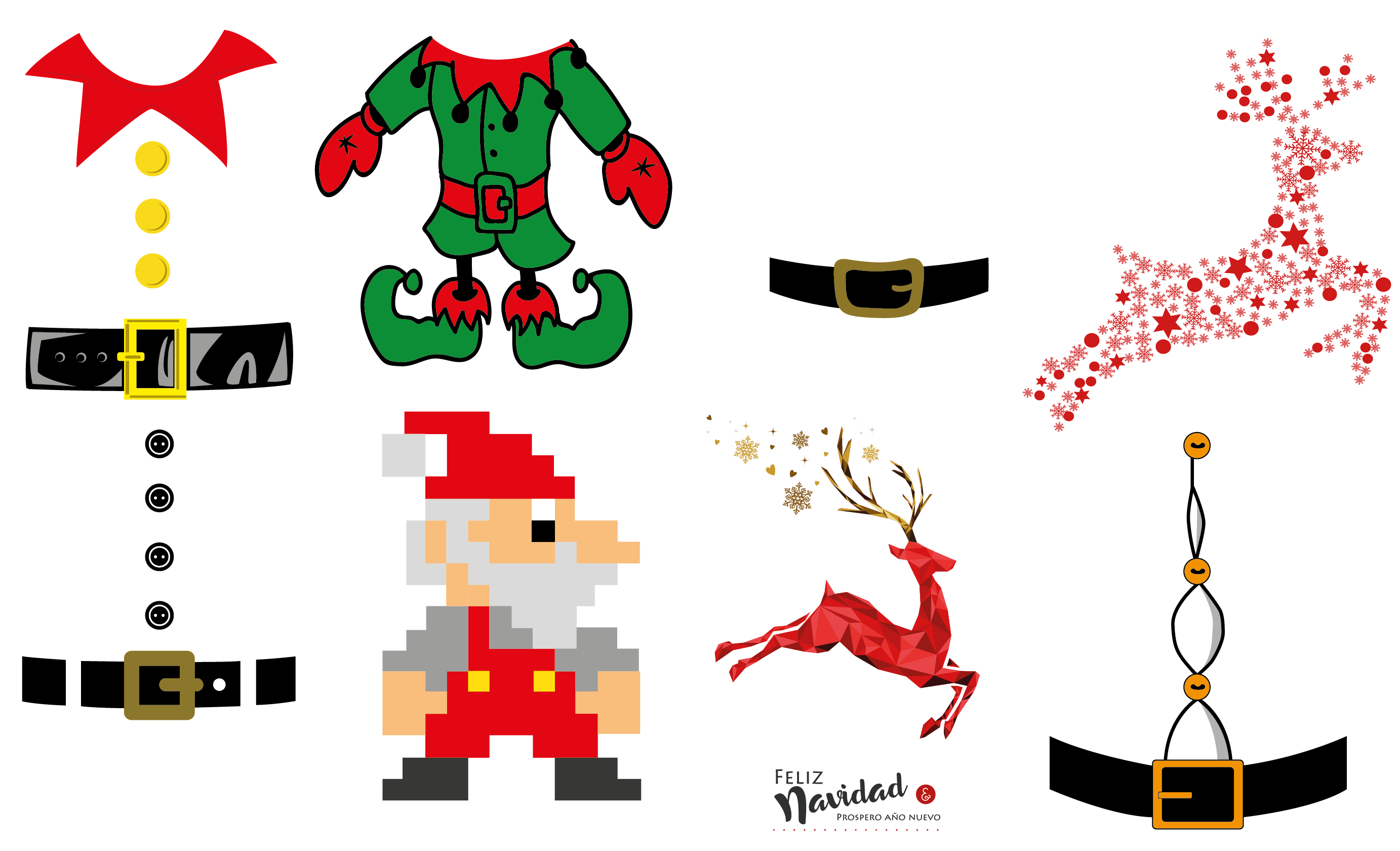 Pliego DTF Textil Temática Navidad – Ref. 057