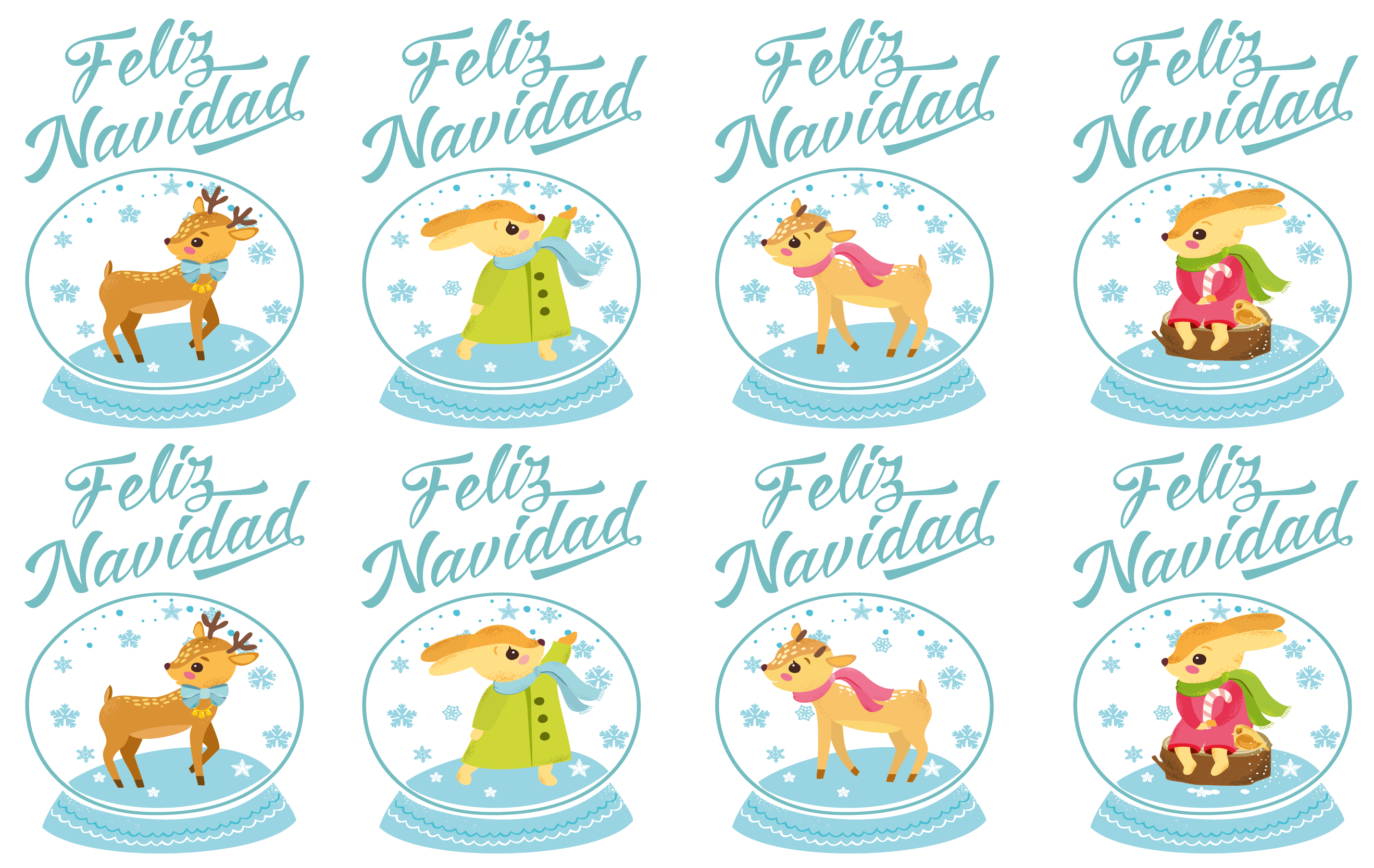 Pliego DTF Textil Temática Navidad – Ref. 058