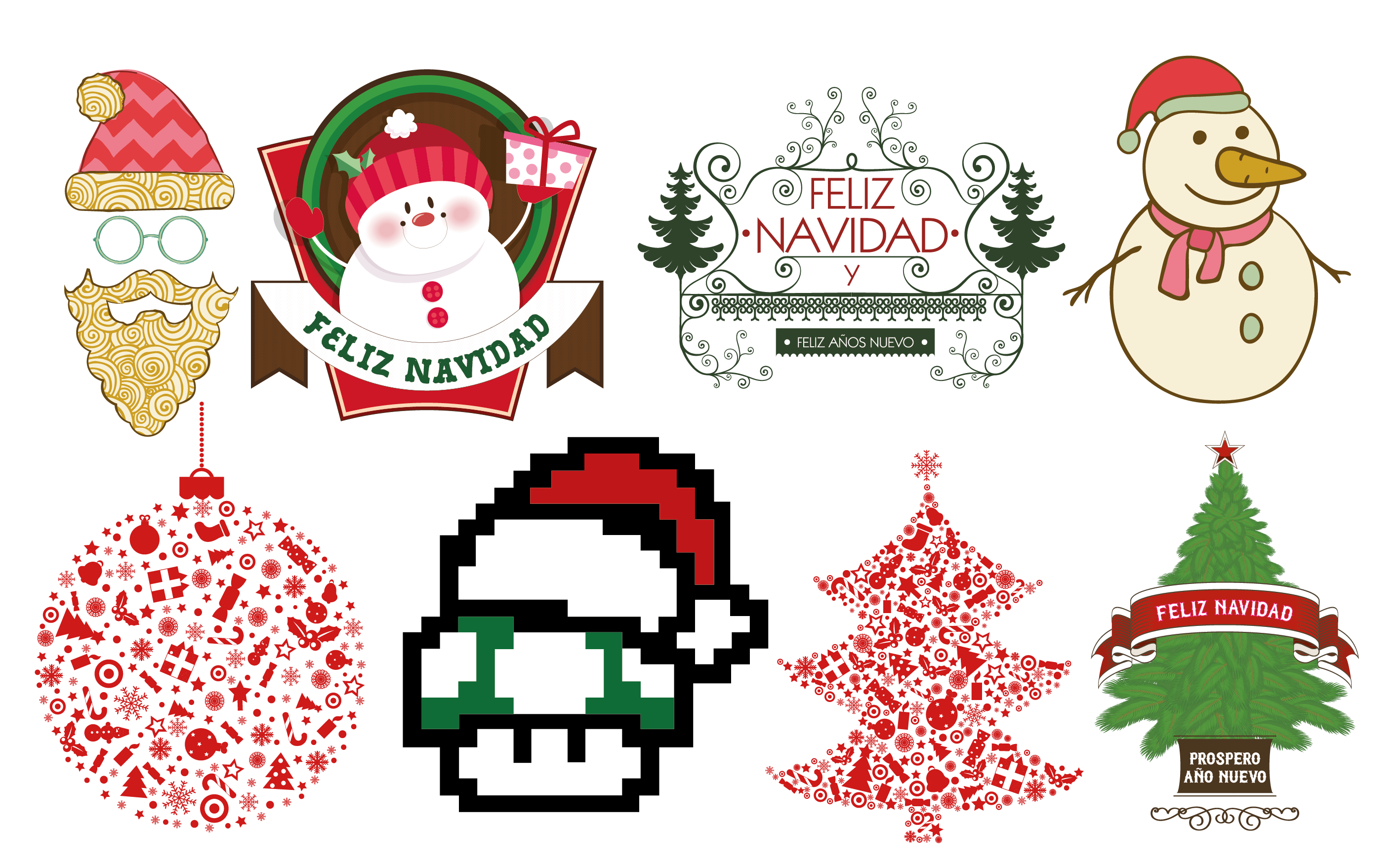 Pliego DTF Textil Temática Navidad – Ref. 060