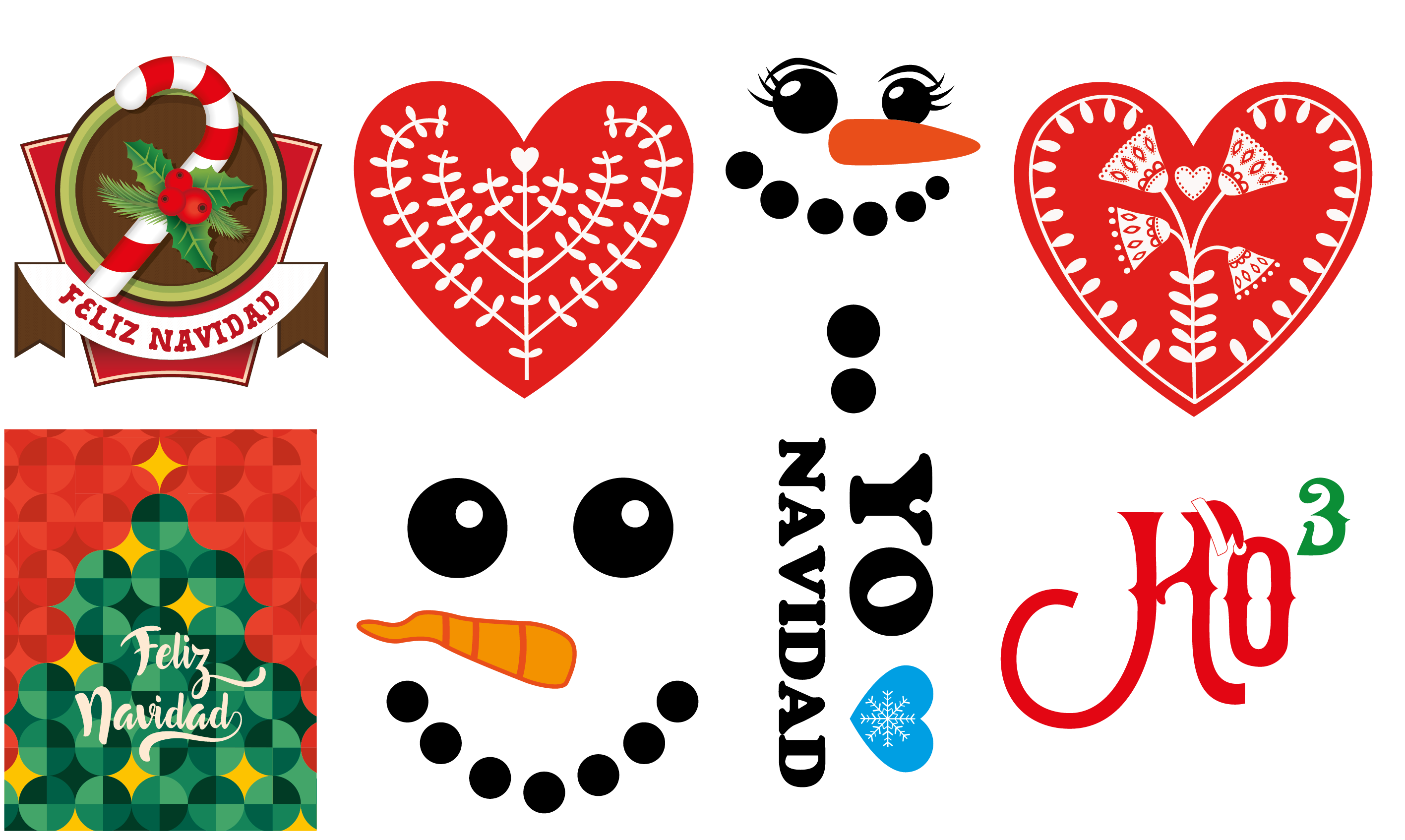 Pliego DTF Textil Temática Navidad – Ref. 062